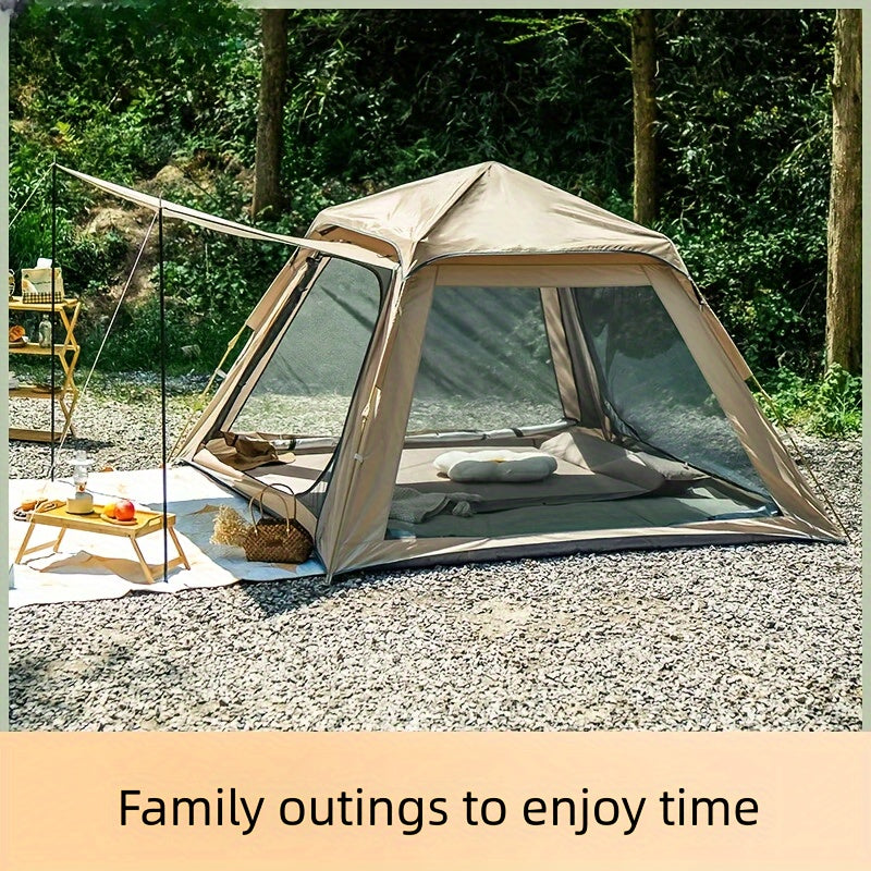Beach Camping Tent for 2-3 Person Sun Shelters Portable Tent with Two Doors