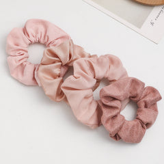 4pcs Large Scrunchie Hair Tie Set for Women