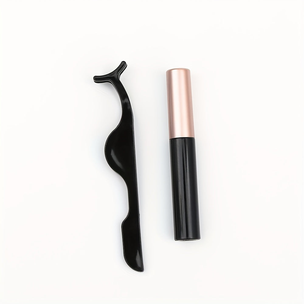 Magnetic Eyeliner & False Eyelashes Set 5 Pairs - Waterproof & Long Lasting