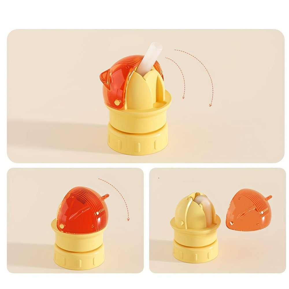 Spill-Proof Baby Water Bottle Cap with Straw