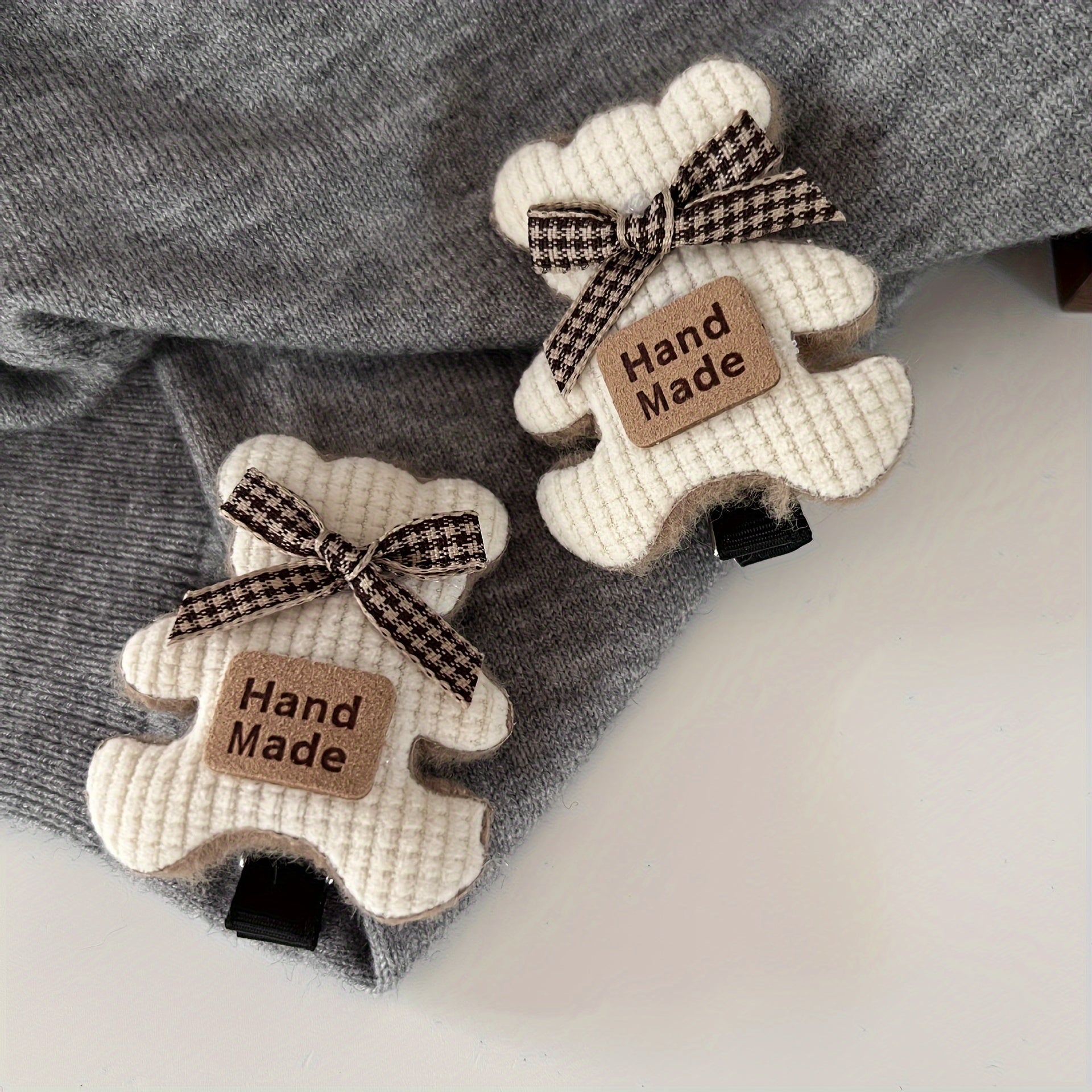 Sweet Bear Bow Hair Clip Lovely Headwear