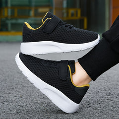 Boy's Breathable Woven Sneakers Non Slip Soft Sole Shoes