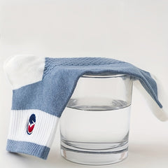 5 Pairs Men's Crew Socks Breathable Comfy Casual Unisex Outdoor