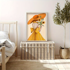 11CT DIY Sunflower Girl Cross Stitch Kit - Full Embroidery Art