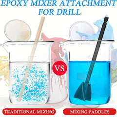 Resin Mixer Paddles for Drill - Epoxy Mixer Attachment