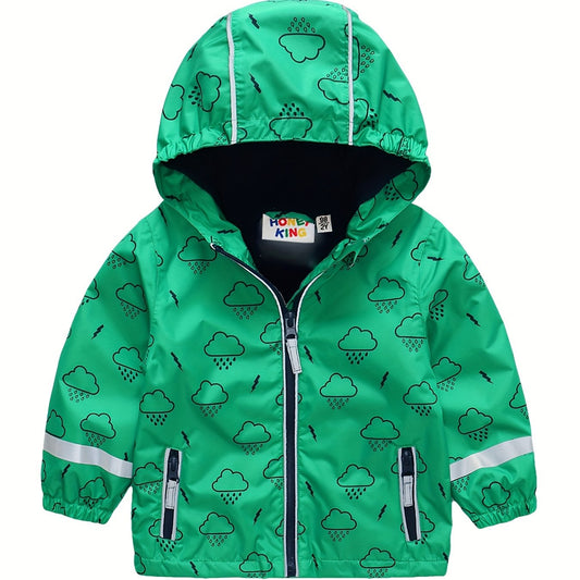 Stay Dry & Comfy Boys Soft Shell Hooded Jacket for Outdoor Adventures