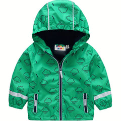 Stay Dry & Comfy Boys Soft Shell Hooded Jacket for Outdoor Adventures