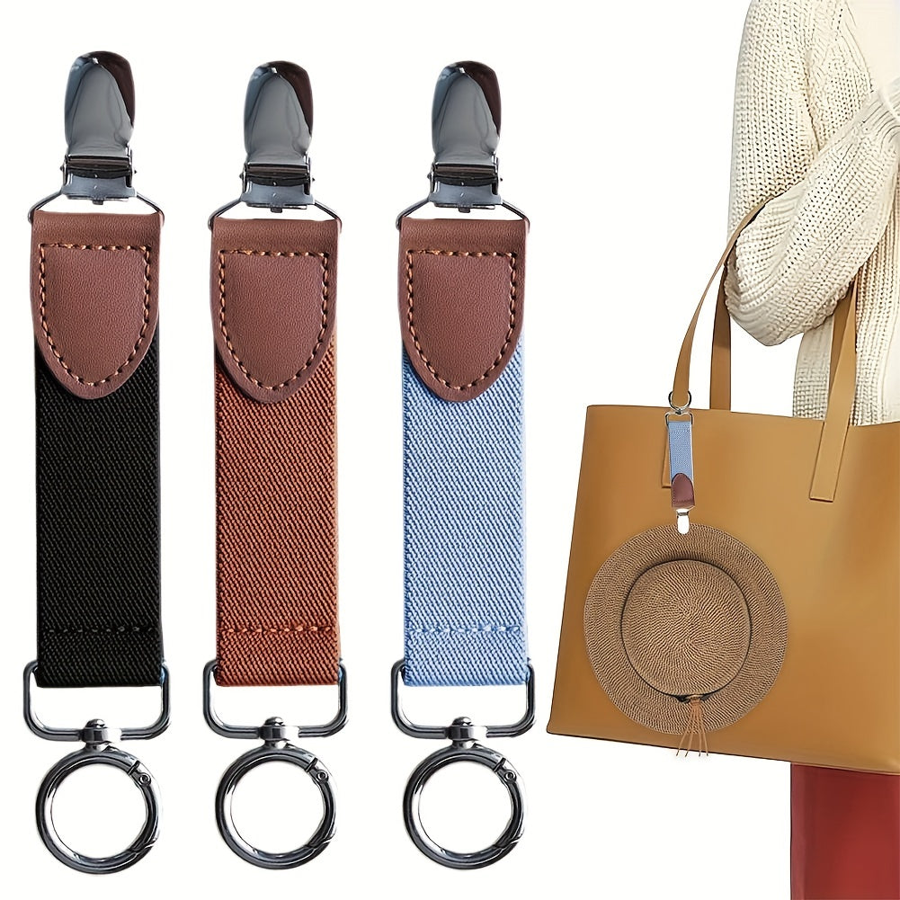 Elastic Hat Clip On Bag Holder for Travel