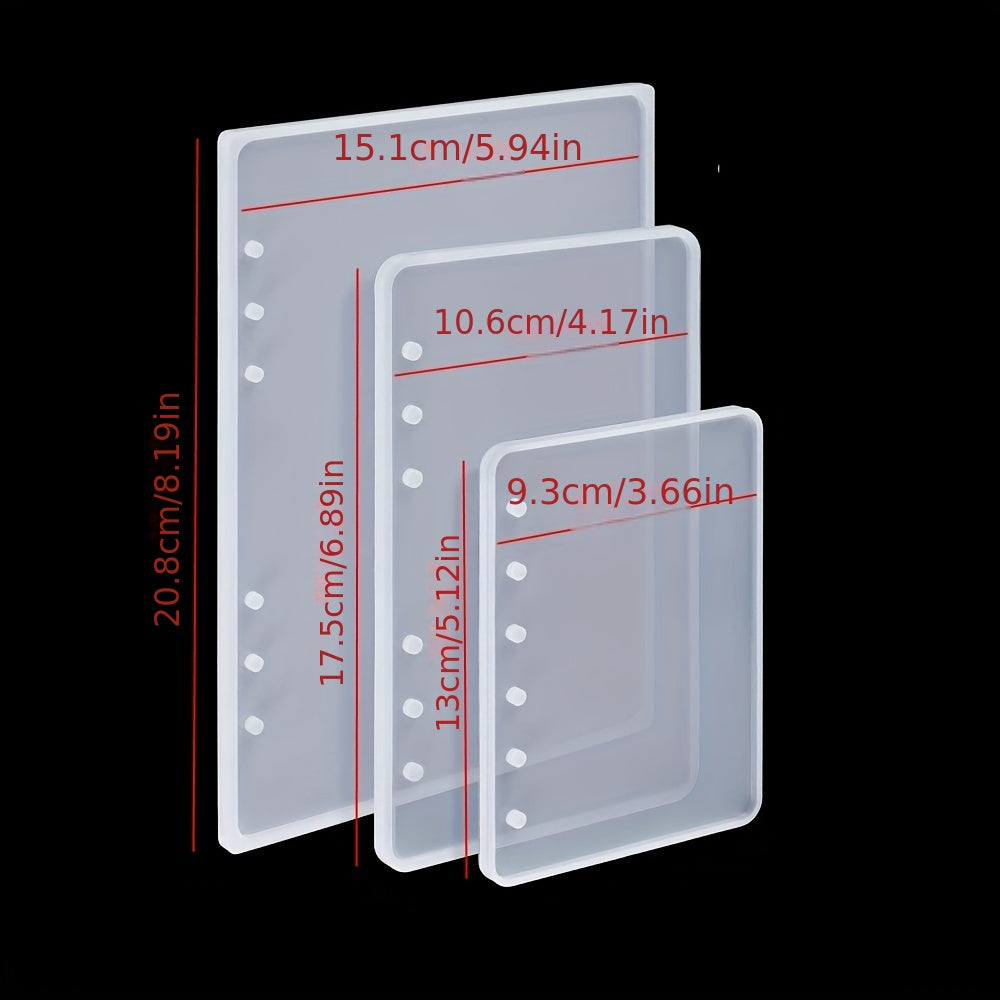 A5 A6 A7 Notebook Cover Resin Mold DIY Silicone Mold