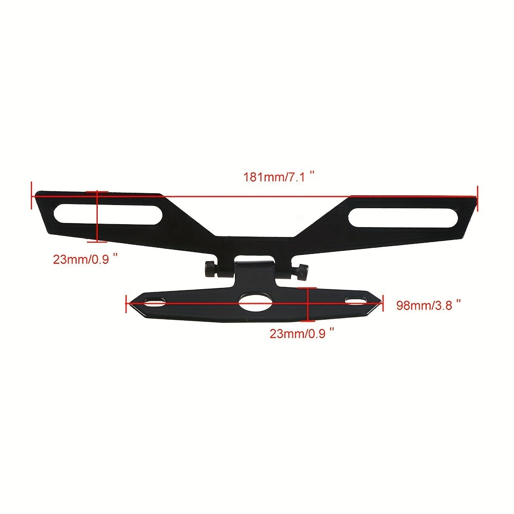 Motorcycle Tail Light Fixed Folding Plate Bracket Universal