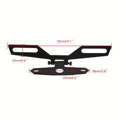 Motorcycle Tail Light Fixed Folding Plate Bracket Universal