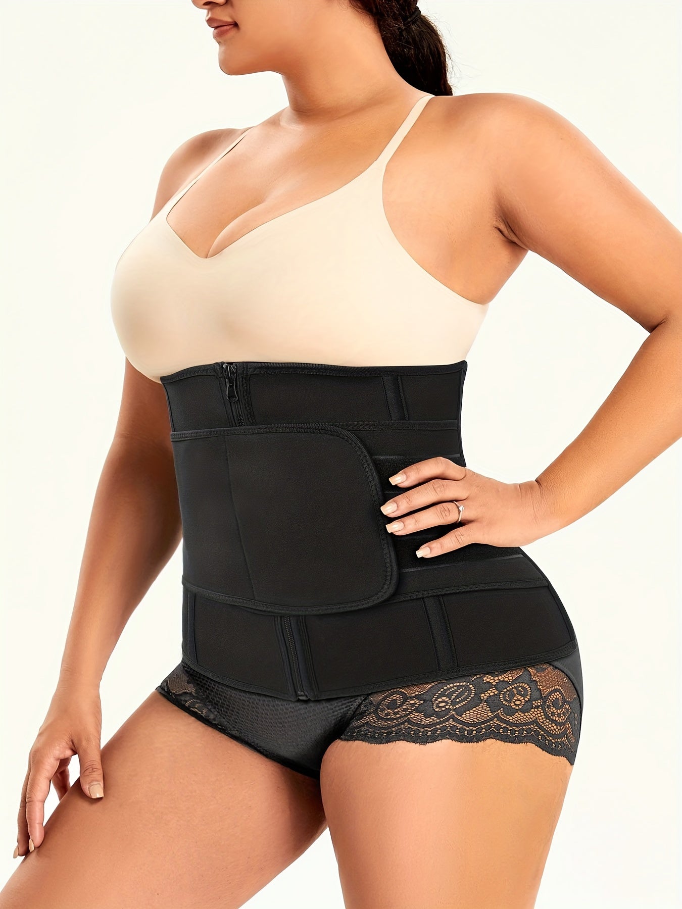 Zipper Waist Trainer Tummy Control Shaper