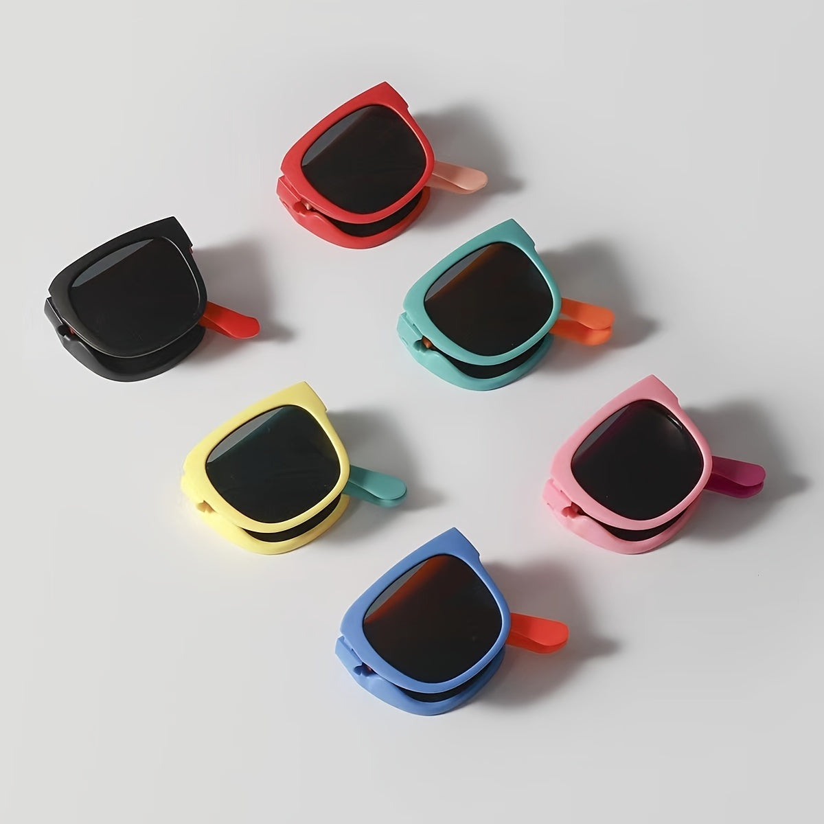 Boy's Folding Cartoon Sunglasses for Outdoor Activities