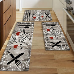 Anti Fatigue Kitchen Mat Absorbent Bath Mat Entrance Doormat Washable Runner Rug