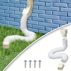 Downspout Extender Telescopic Rain Gutter Drain Extension Flexible Tool