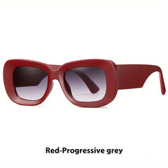 Large Square Sunglasses Casual Gradient Glasses UV400