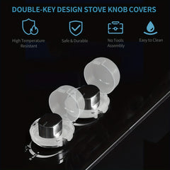 8pcs BBQ Grill Gas Switch Protective Covers