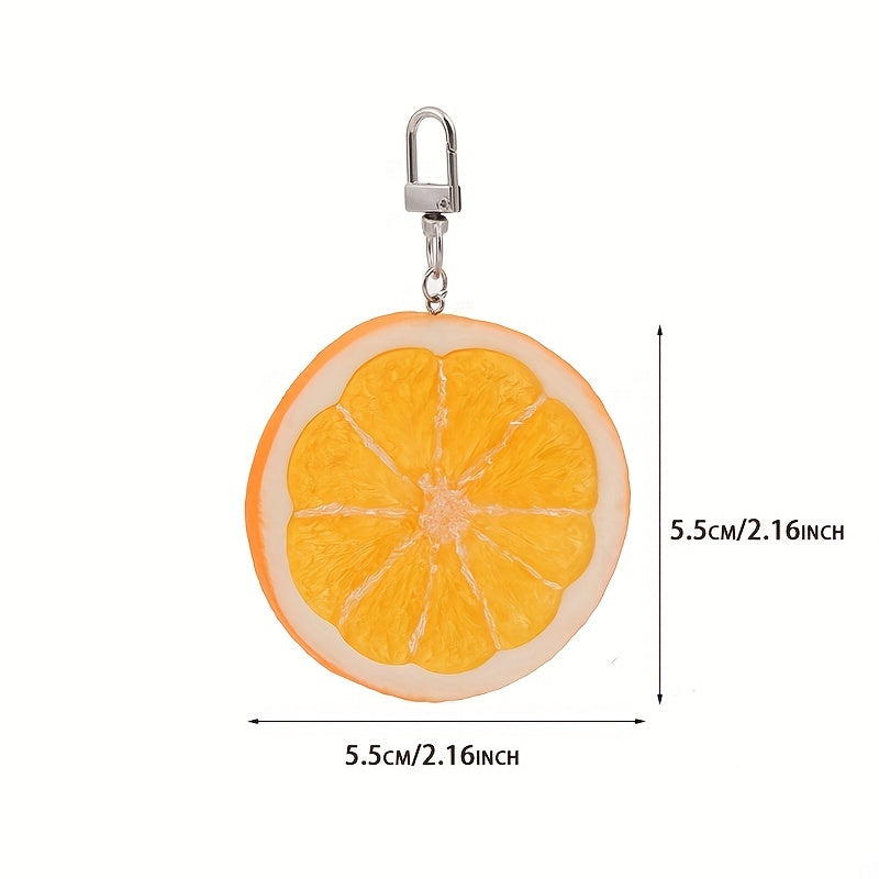 Lemon Slice Key Chain - Fun Birthday Gift