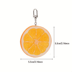 Lemon Slice Key Chain - Fun Birthday Gift