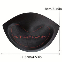 3 Pairs Sponge Bra Insert Pads Invisible Anti-convex Chest Enhancer