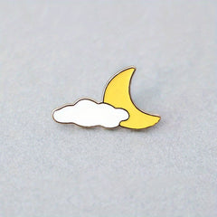 Moon Star Sky Brooch Clothing Bag Accessory