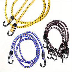 3pcs 8mm Bungee Cord W/ Double J Hooks Heavy Duty Outdoor Stretch Cord