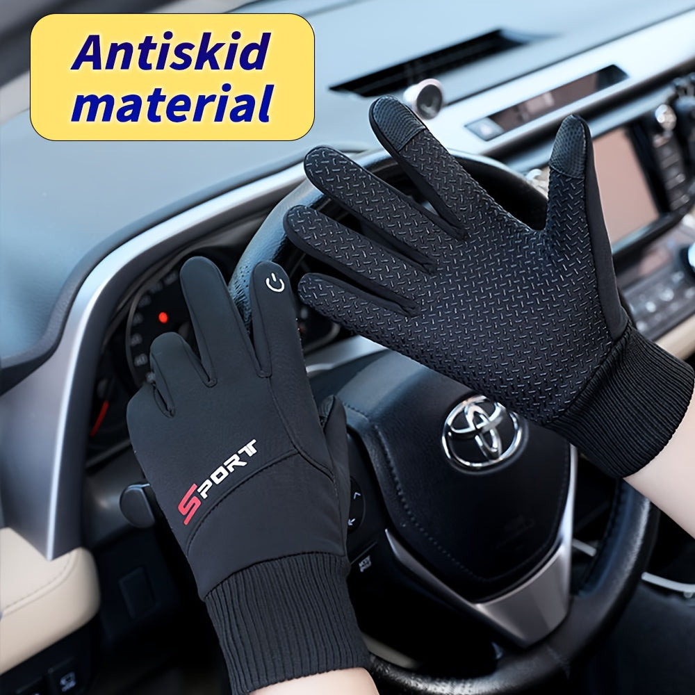 Anti Slip Winter Gloves Full Finger Thermal Touch Screen Ski Snowboard Liners