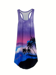 Crew Neck Sleeveless Home Dress Women's Loungewear