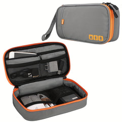 Portable Electronic Accessories Travel Case Zipper Organizer Bag