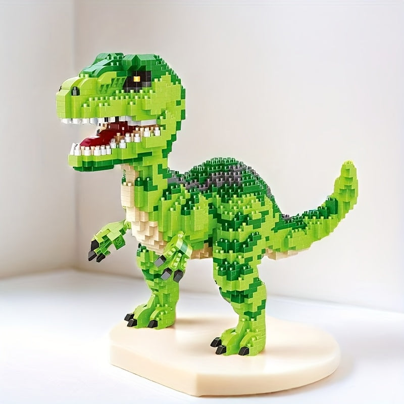 High Difficulty 1599pcs T Rex Dinosaur Building Blocks Model