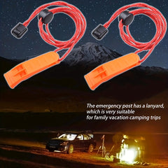 5pcs Sports Emergency Whistle Plastic Survival Whistle