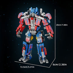 2-in-1 Transforming Robot Toy with Articulated Joints & Wheels