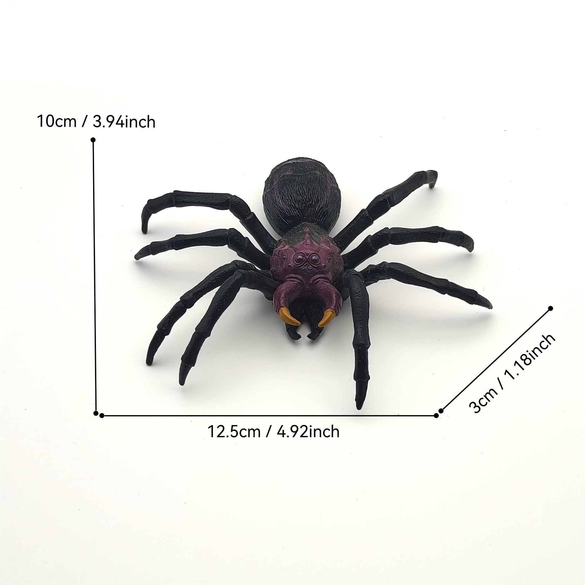 Realistic Animal Doll Spider Statue Simulated Insect Model Home Decor