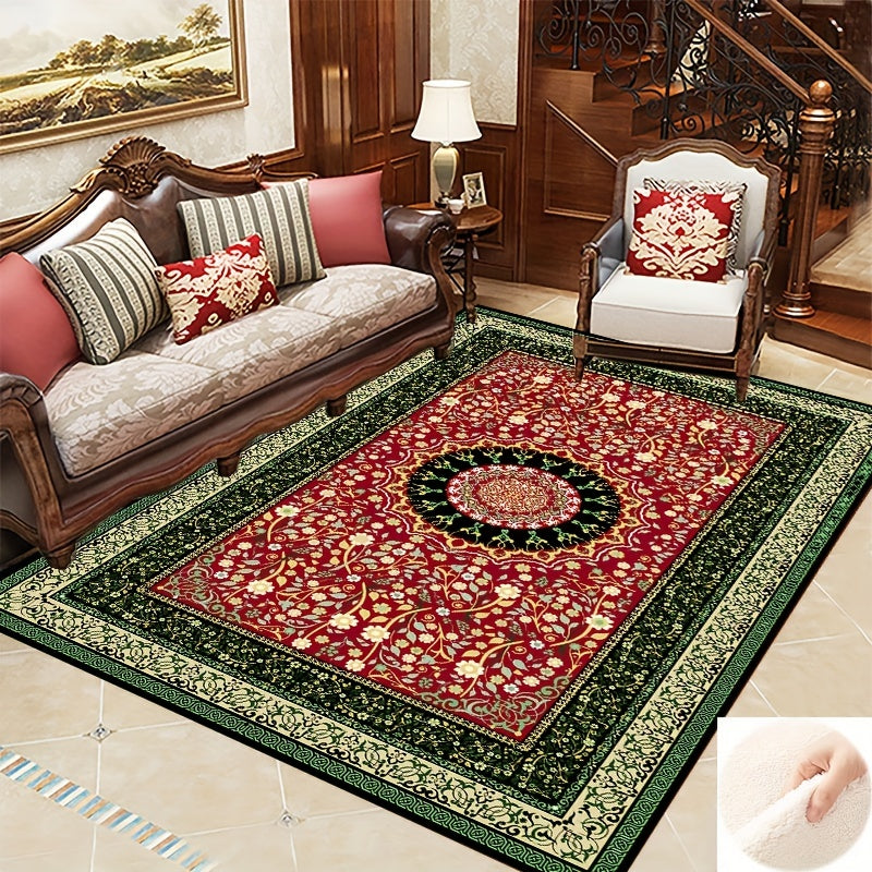 Boho Anti Fatigue Kitchen Rugs Soft Faux Sheepskin Floor Carpet Mat