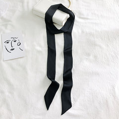 Silk Scarf Tie Bag Handle Hair Small Ribbon Headband Decorative Scarf