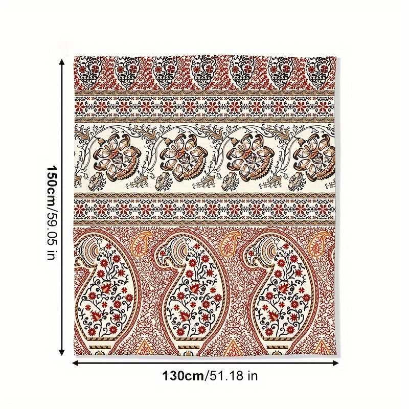Boho Style Print Blanket Soft Warm Throw Blanket For Couch Office Bed Camping