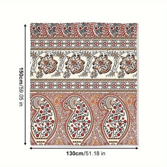 Boho Style Print Blanket Soft Warm Throw Blanket For Couch Office Bed Camping