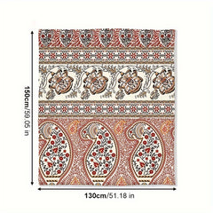 Boho Style Print Blanket Soft Warm Throw Blanket For Couch Office Bed Camping