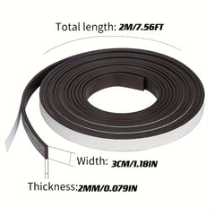 Flexible Magnetic Tape Roll Strong Adhesive Craft DIY Projects Whiteboards