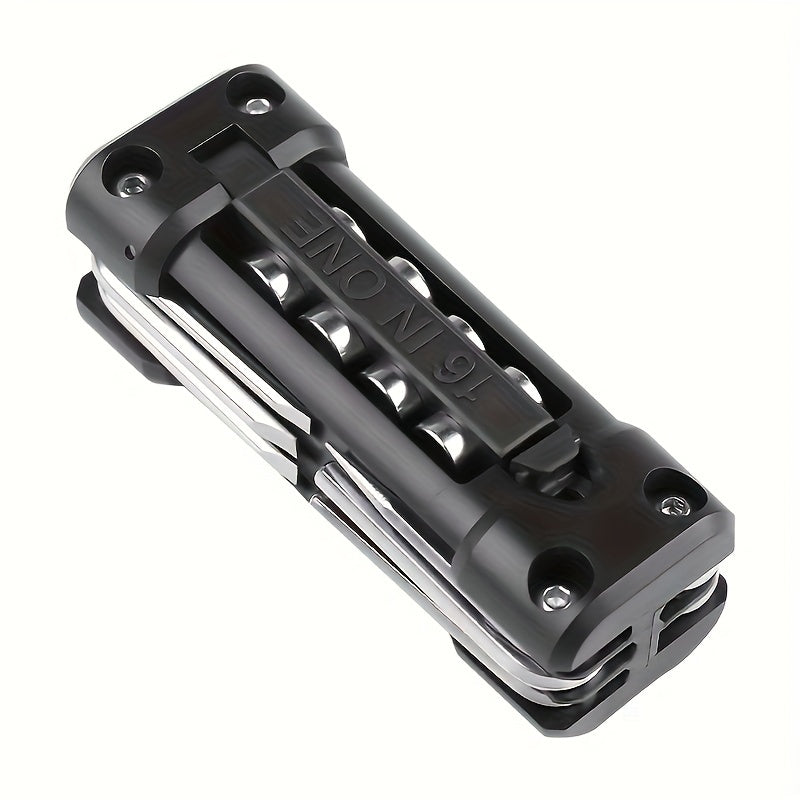 16-in-1 Portable Bicycle Repair Tool Kit Screwdriver Tire Repair
