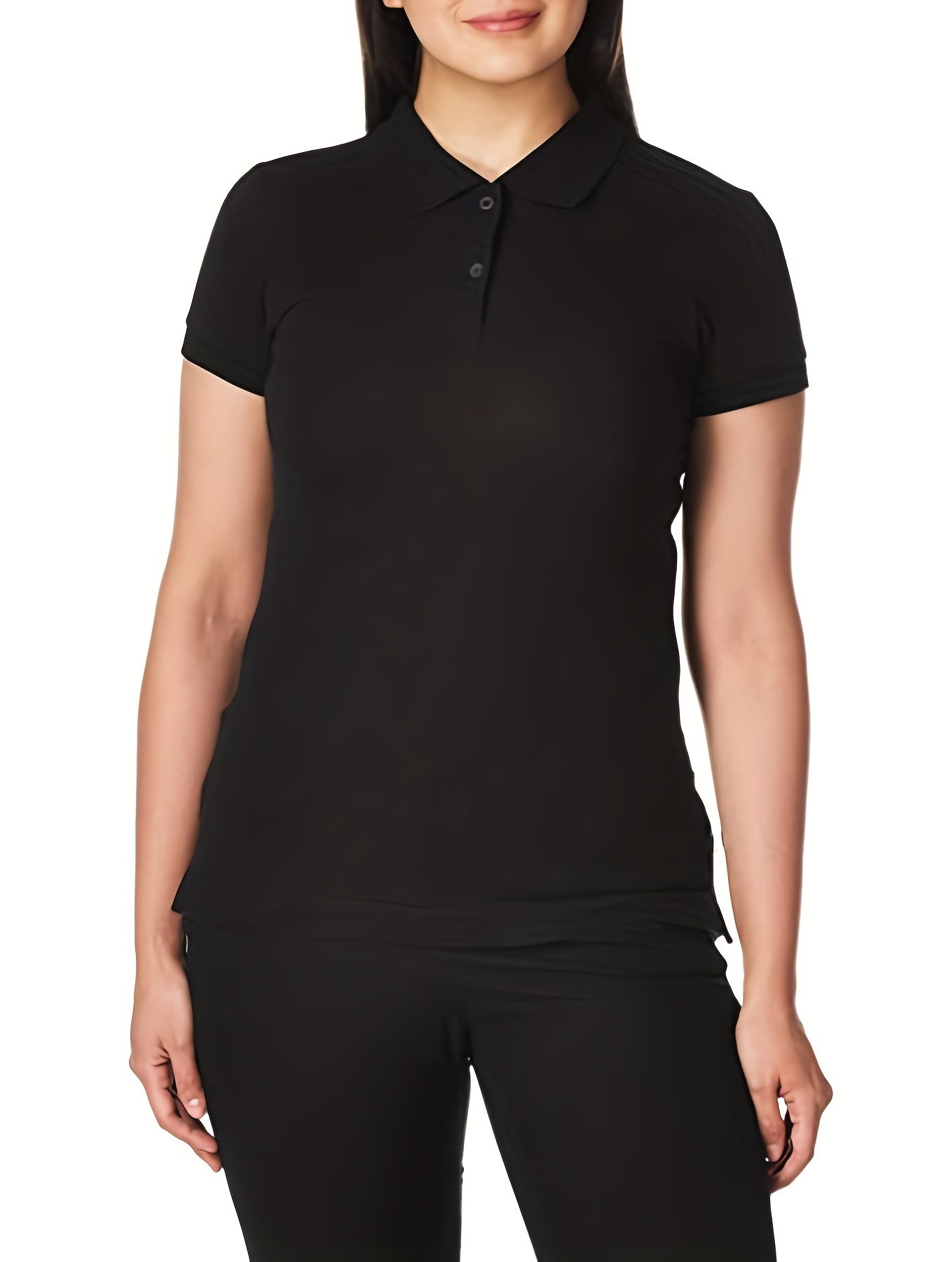 Women's Slapel Golf Sports Outdoor Short Sleeved POLO Shirt