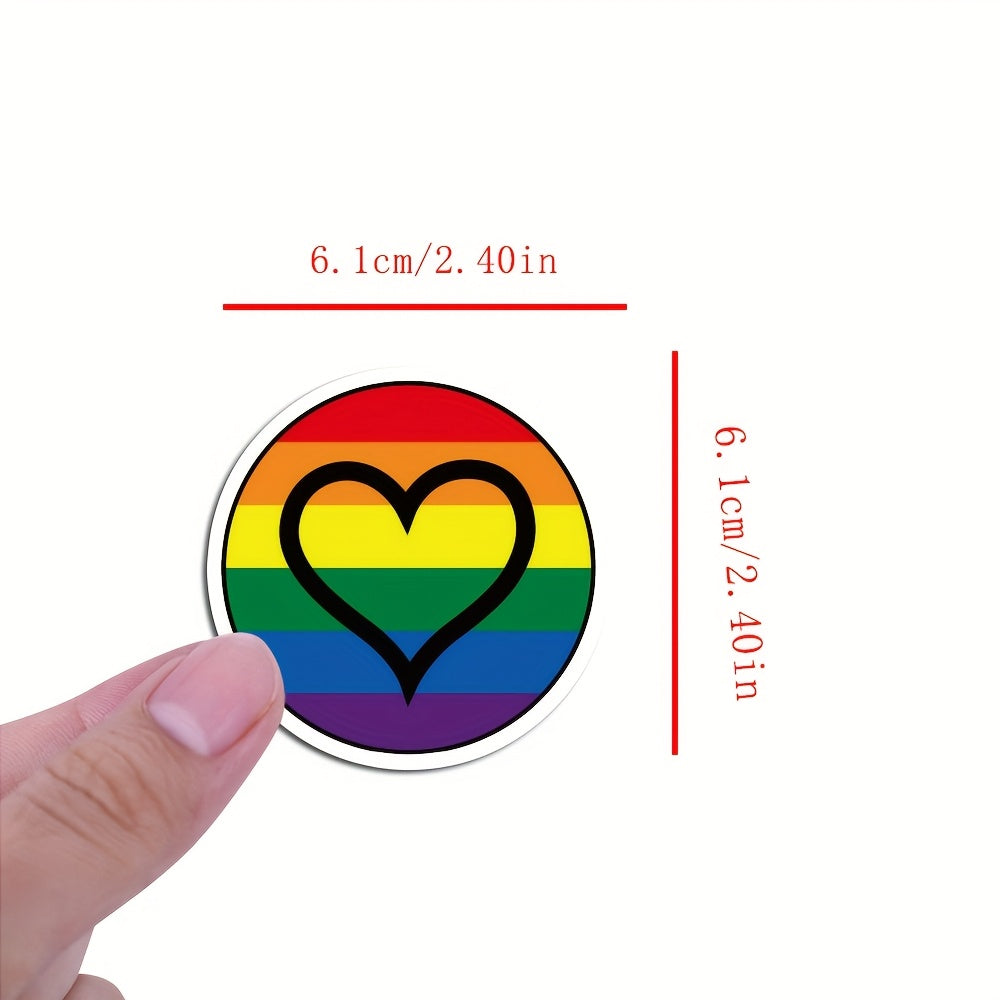 100pcs Gay Pride Stickers Rainbow Designs Scrapbooking Diaries Bottles Hard Hats