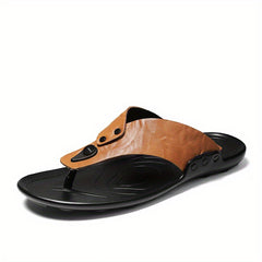 Men's Lightweight Slide Thong Sandals for Beach Shower