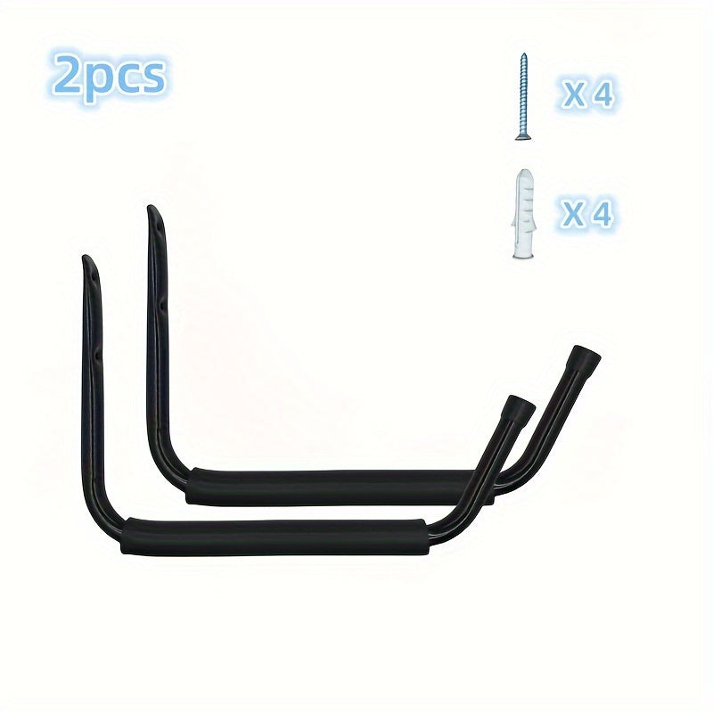 Metal Wall Mounted Storage Hook Rack for Surfboard Snowboard Skateboard