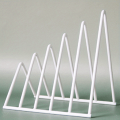 Art Deco Desktop Shelf Magazine Creative Desk Iron Small Bookcase