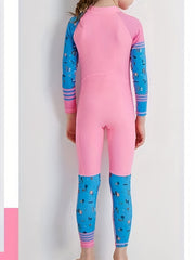 Toddler Boys Cartoon Graphic One Piece Swimsuit Sun Protection Bathing Suit