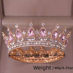 Bridal Tiara Crown Rhinestone Prom Wedding Hair Jewelry