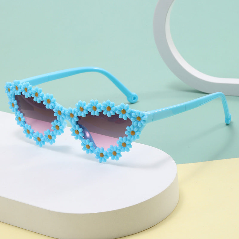 Kids Flower Frame Polarized Sunglasses For Girls And Boys