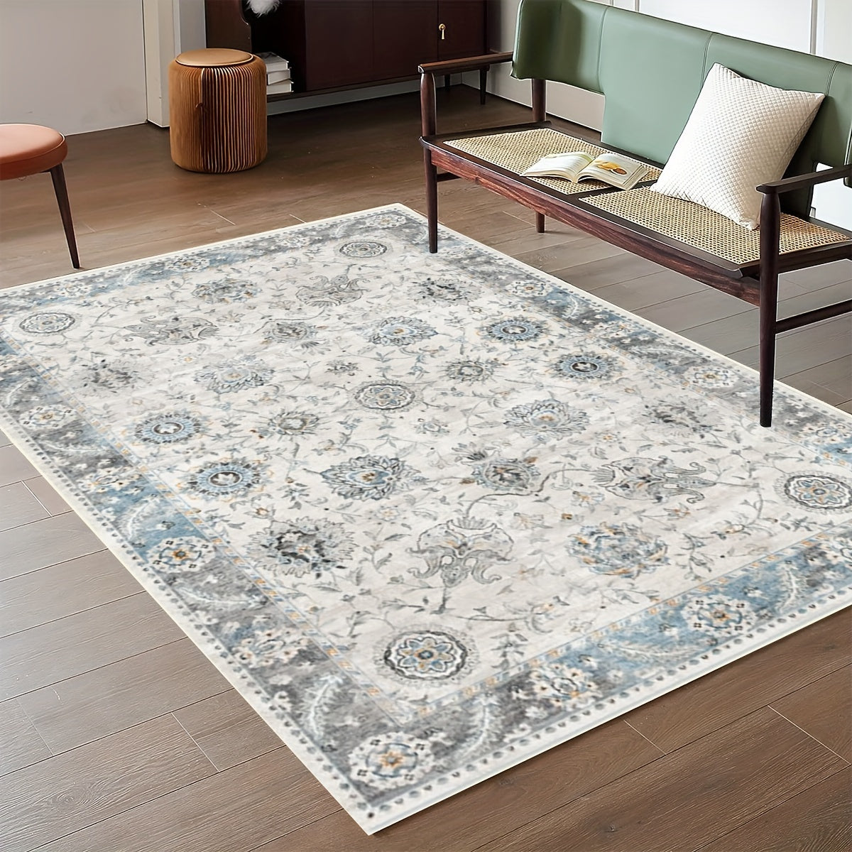 Persian Boho Kitchen Mat Anti Slip Carpet Absorbent Bath Laundry Floor Mat