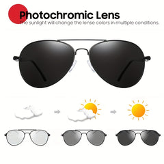Men's Polarized Night Driving Sunglasses High Quality Alloy Eyewear